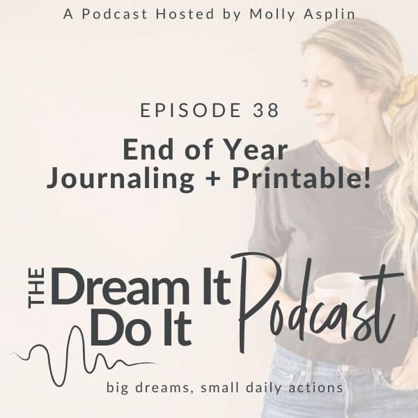 end of year journaling